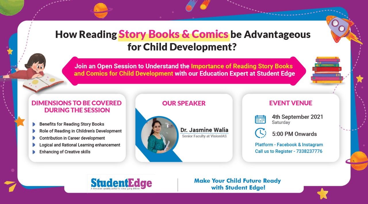 Online Session on 'How Reading Story Books and Comics be Advantageous for Child's Development'?